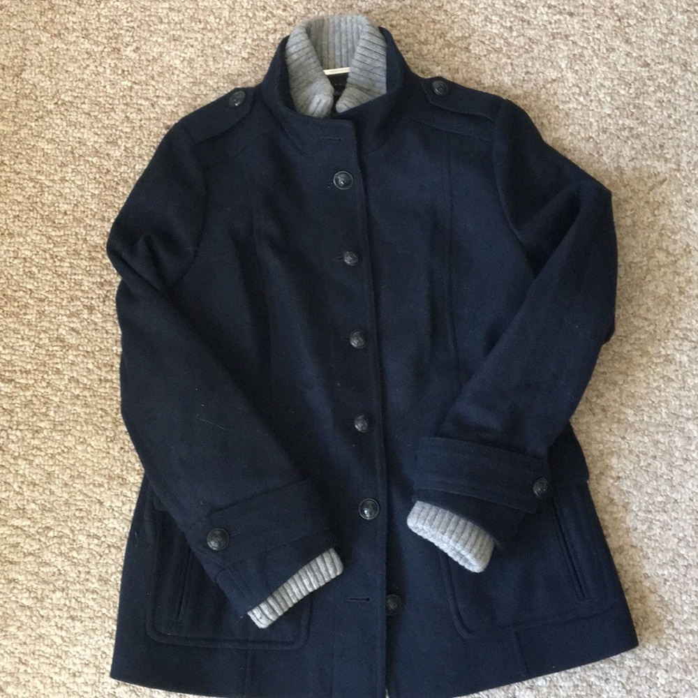 Tommy Hilfiger Navy Pea Coat